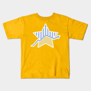 Finance graph star vector logo design. Logo template for financial company, brokers, mobile application. Kids T-Shirt